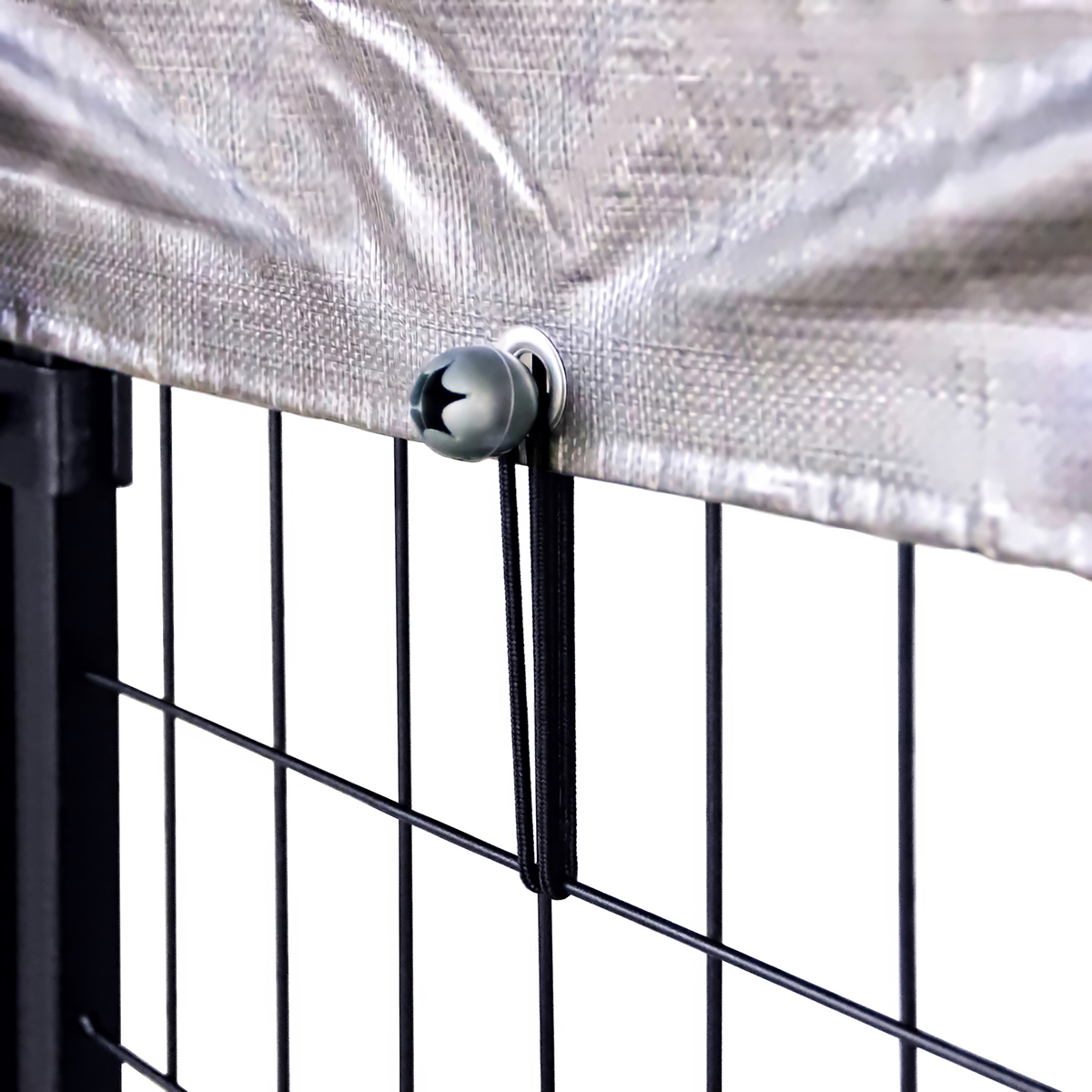 6ft H x 4ft W x 8ft D Welded Mesh Kennel Kit Pet Kennels, Crates